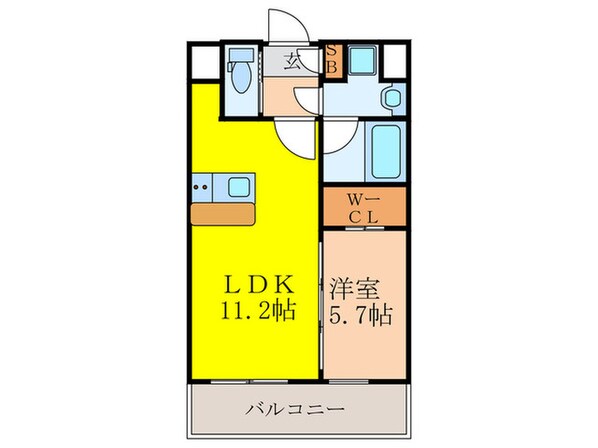 グランカーサ新大阪SOUTHの物件間取画像